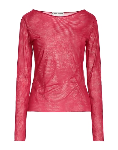 CHIARA BONI LA PETITE ROBE T-shirt Bordeaux 72% Poliammide, 28% Elastan