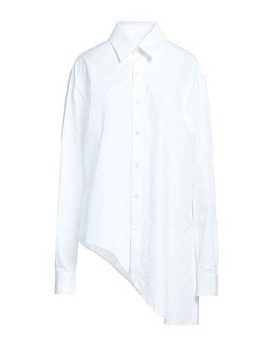 SSHEENA Camicie e bluse tinta unita Bianco 75% Cotone, 25% Poliestere