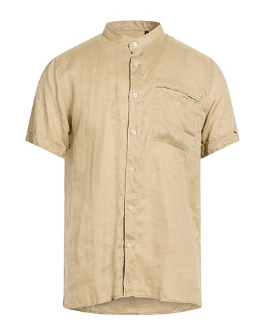 LIU •JO MAN Linen shirt Beige 100% Linen