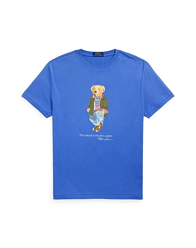 POLO RALPH LAUREN T-shirt CLASSIC FIT POLO BEAR JERSEY T-SHIRT
 Blue 100% Cotton