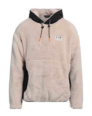 EA7 Hooded track jacket  Cream 100% Polyester