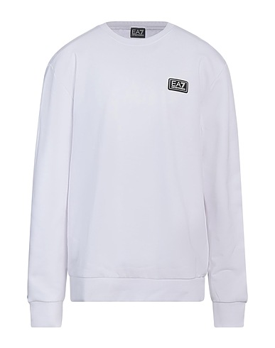EA7 Sweatshirt White 85% Cotton, 15% Polyester, Elastane
