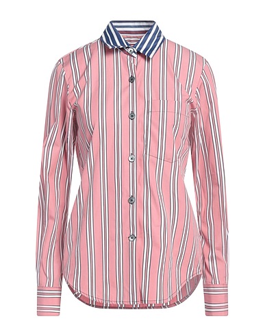 ODEEH Gestreiftes Hemd ROSA 100% Baumwolle