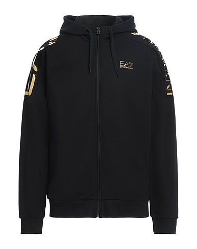 EA7 Hooded sweatshirt Black 68% Cotton, 32% Polyester