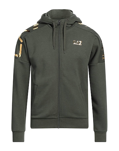 EA7 Hooded sweatshirt Military green 68% Cotton, 32% Polyester