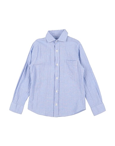 HARTFORD Einfarbiges Hemd Himmelblau 99% Baumwolle, 1% Elastan