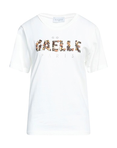 GAëLLE Paris T-Shirt Weiß 100% Baumwolle