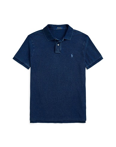 POLO RALPH LAUREN ポロシャツ CUSTOM SLIM FIT INDIGO MESH POLO SHIRT
コットン 100%