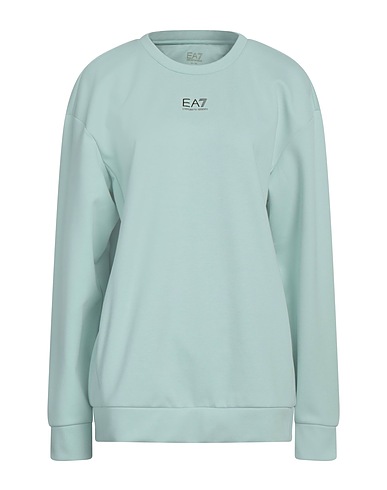 EA7 Sweatshirt Sky blue 74% Polyester, 26% Cotton