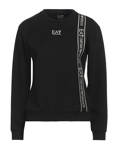 EA7 Sweatshirts 50% Polyester, 24% Cotton, 23% Modal, 3% Elastane