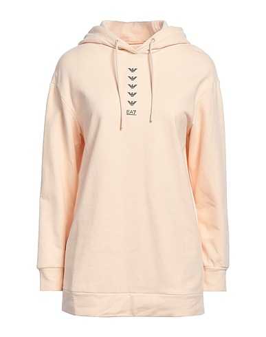 EA7 Hooded track jacket  Cream 96% Cotton, 4% Elastane
