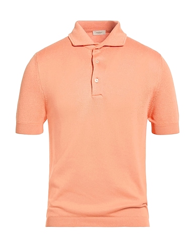 AGNONA Μπλουζάκι Polo SALMONE 55% Μετάξι, 45% Βαμβάκι, Μέταλλο