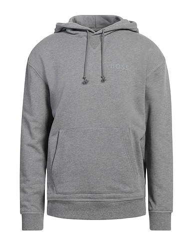 BOSS Hooded sweatshirt Grey 83% Cotton, 17% Polyester, Elastane