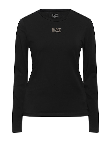 EA7 T-shirt Nero 70% Cotone, 26% Modal, 4% Elastan