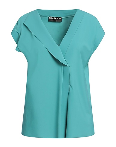 CHIARA BONI LA PETITE ROBE Top Turquoise 72% Polyamide, 28% Elastane