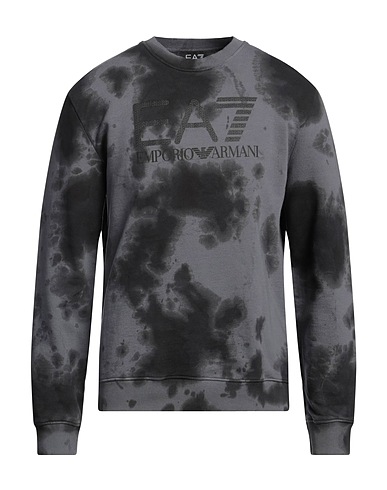 EA7 Sweatshirt Blei 100% Baumwolle, Elastan