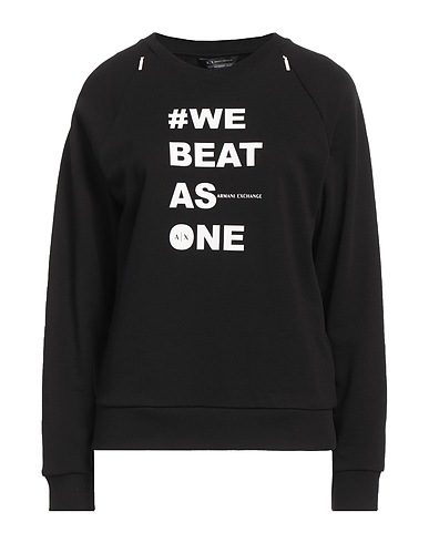 ARMANI EXCHANGE Sweatshirt Black 70% Cotton, 30% Polyester, Elastane