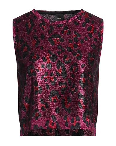 PINKO Top Fuchsia 68% Viscose, 21% Metallic fiber, 11% Polyamide