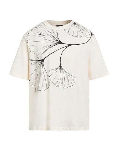 EMPORIO ARMANI T-shirt Cream 100% Cotton