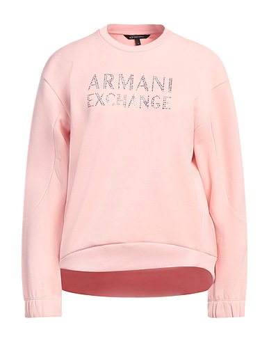 ARMANI EXCHANGE Felpa Rosa chiaro 63% Cotone, 37% Poliestere, Elastan