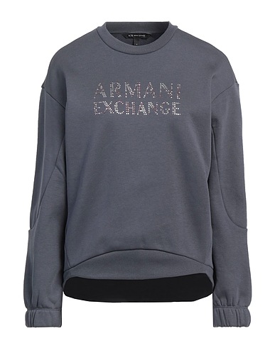 ARMANI EXCHANGE Sweatshirt Grey 63% Cotton, 37% Polyester, Elastane