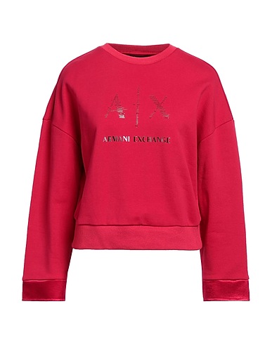 ARMANI EXCHANGE Sweatshirt Magenta 100% Cotton, Elastane