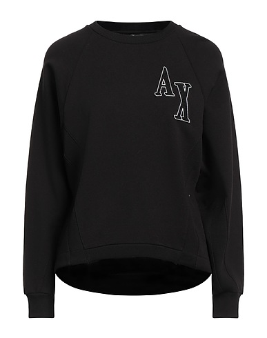 ARMANI EXCHANGE Sweatshirt Schwarz 70% Baumwolle, 30% Polyester, Elastan