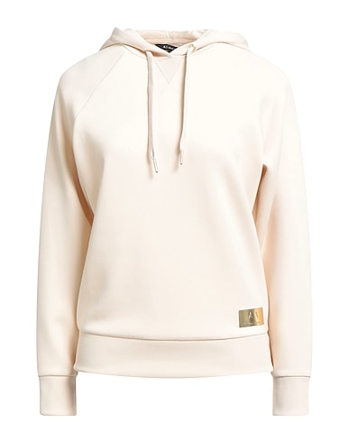 ARMANI EXCHANGE Hoodie Elfenbein 56% Polyamid, 36% Viskose, 8% Elastan, Polyester