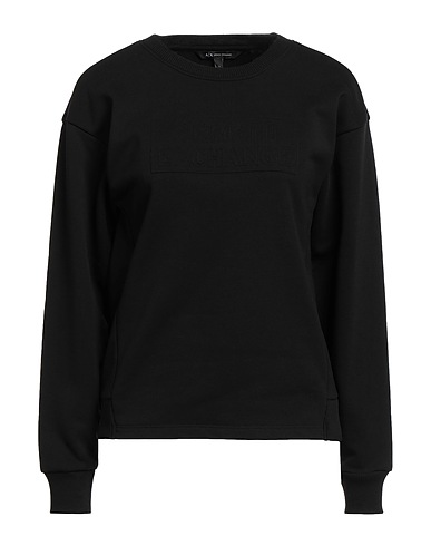 ARMANI EXCHANGE Sweatshirt Black 85% Cotton, 15% Polyester, Elastane