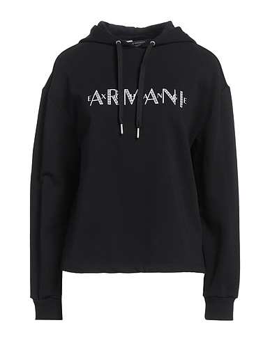 ARMANI EXCHANGE Hooded sweatshirt Black 100% Cotton