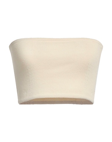 SPORTMAX Top Beige 74% Cotton, 26% Polyamide