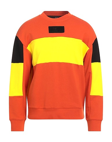 ARMANI EXCHANGE Sweatshirt Orange 70% Organic cotton, 30% Polyester, Elastane