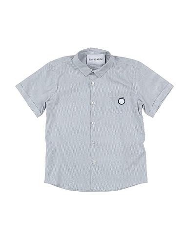 TRUSSARDI JUNIOR Hemd mit Muster Weiß 100% Baumwolle