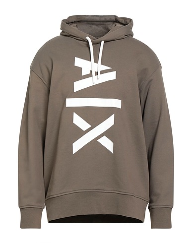 ARMANI EXCHANGE Felpa Khaki 100% Cotone, Elastan
