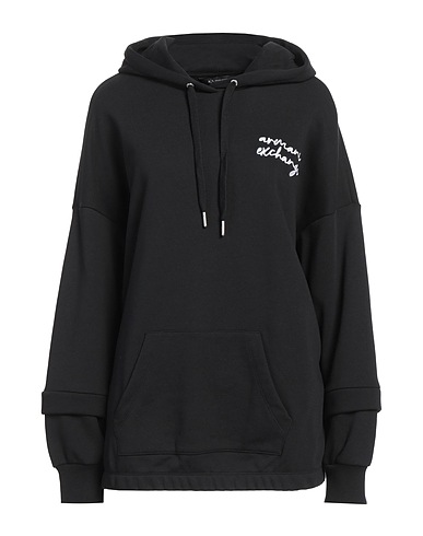 ARMANI EXCHANGE Hooded track jacket  86% Cotton, 14% Polyester