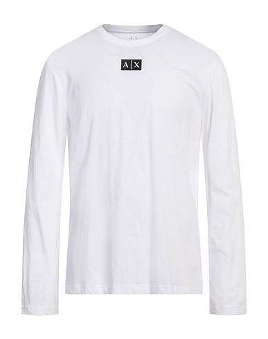 ARMANI EXCHANGE Basic T-Shirt White 100% Cotton