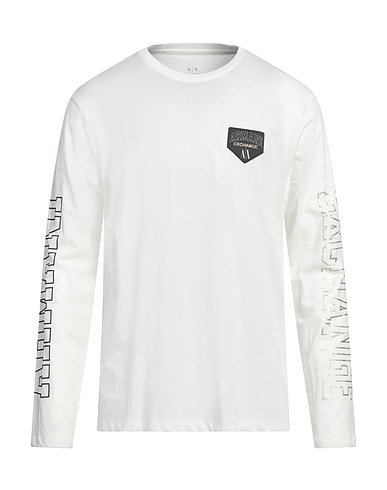 ARMANI EXCHANGE T-Shirt Weiß 100% Baumwolle