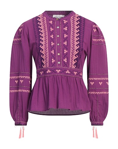ANTIK BATIK Top Purple 100% Cotton