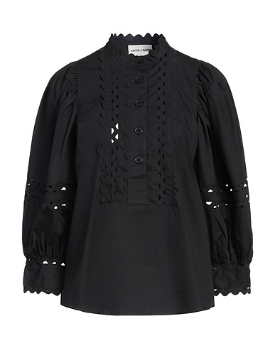 ANTIK BATIK Top Negro 100% Algodón