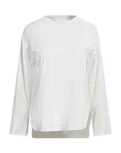 ALPHA STUDIO T-shirt Off white 95% Cotton, 5% Elastane