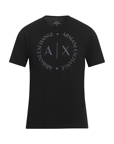 ARMANI EXCHANGE T-shirt Black 100% Cotton