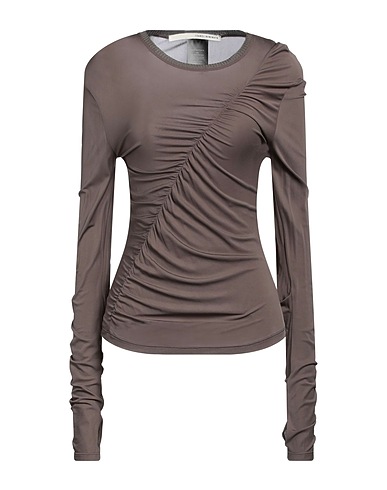 ISABEL BENENATO Top Khaki 100% Viscose