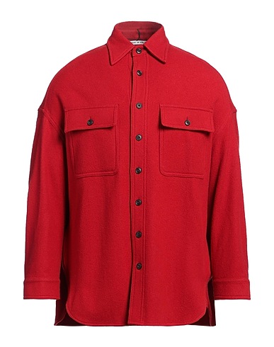 DESTIN Solid colour shirt 75% Wool, 25% Cashmere