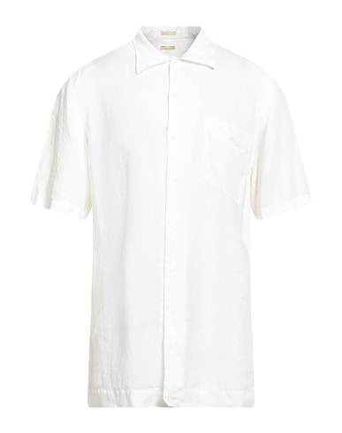 MASSIMO ALBA Linen shirt White 100% Linen