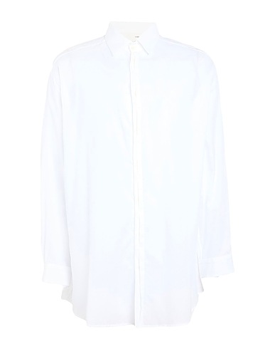 ISABEL BENENATO Solid colour shirt White 100% Cotton