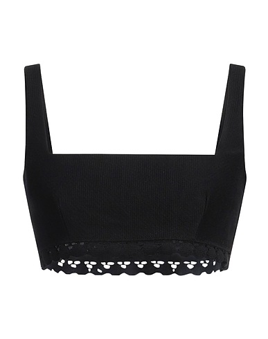 VALENTINO GARAVANI Top Black 80% Cotton, 20% Polyamide