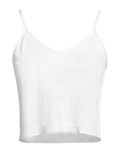 ISABEL BENENATO Top Ivory 64% Linen, 36% Cotton