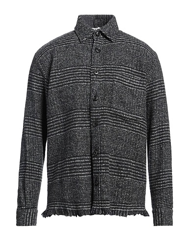 DESTIN Camicia fantasia Nero 74% Lana, 19% Poliammide, 5% Cachemire, 2% Seta