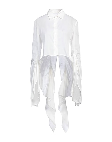 YOHJI YAMAMOTO Solid colour shirts & blouses Off white 100% Cotton