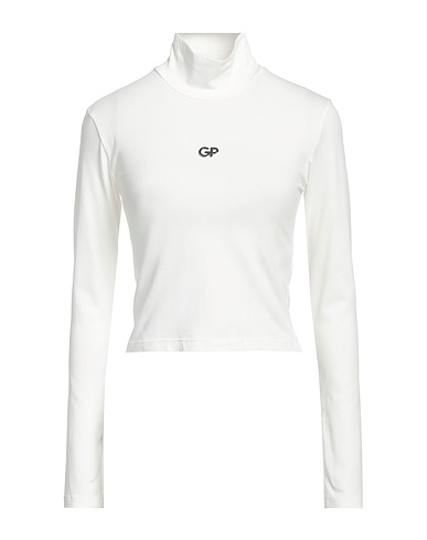 GAëLLE Paris T-shirt White 92% Cotton, 8% Elastane
